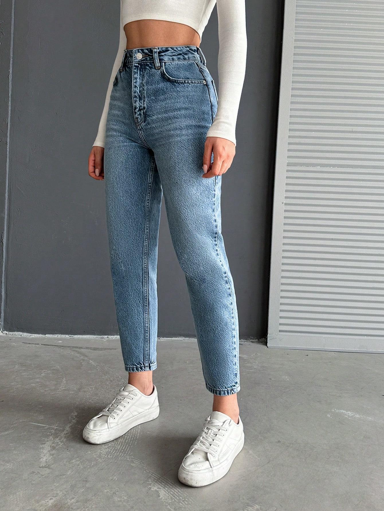 SPODNIE JEANS WYSOKI STAN