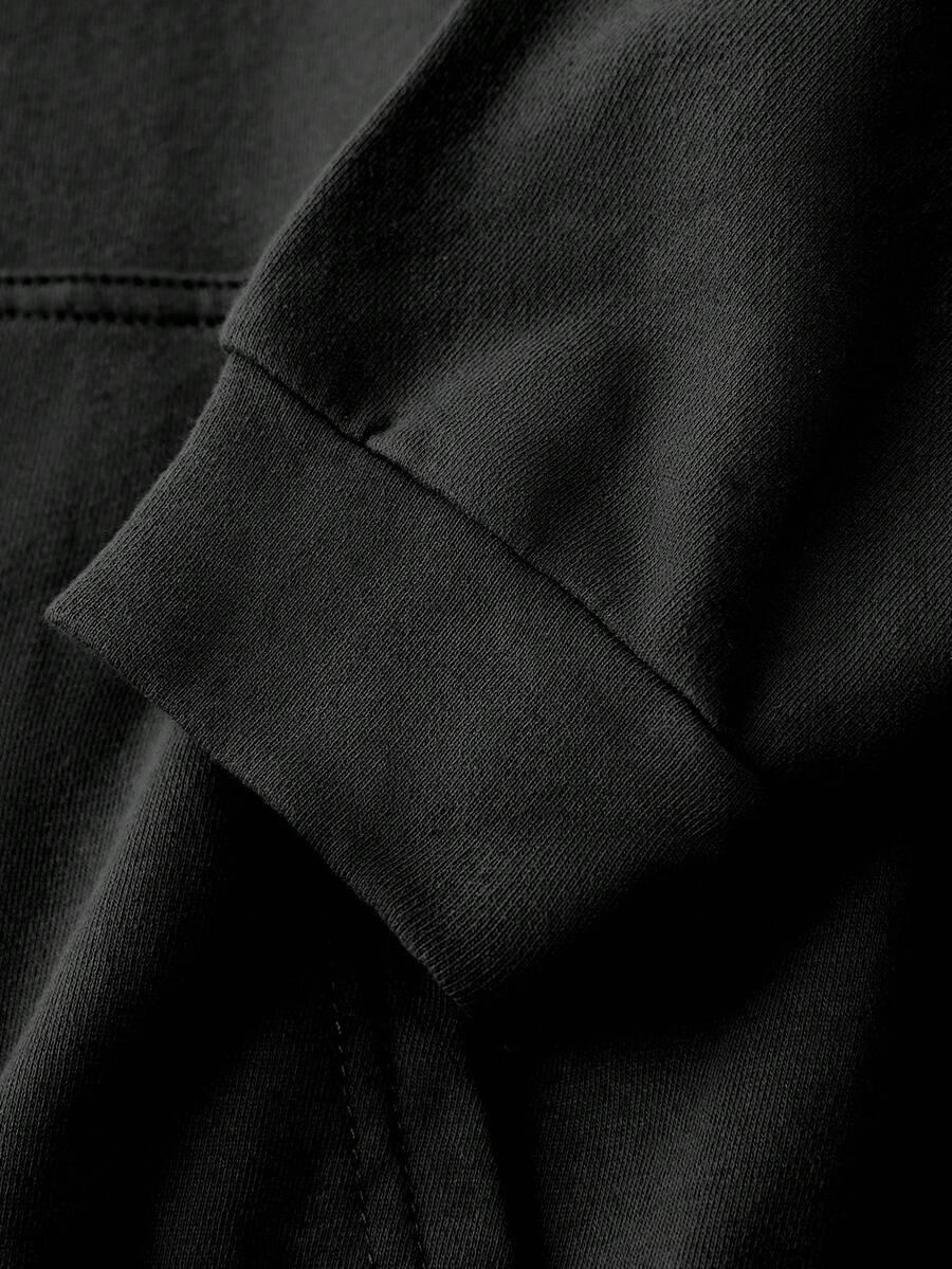 czarna rozpinana bluza 