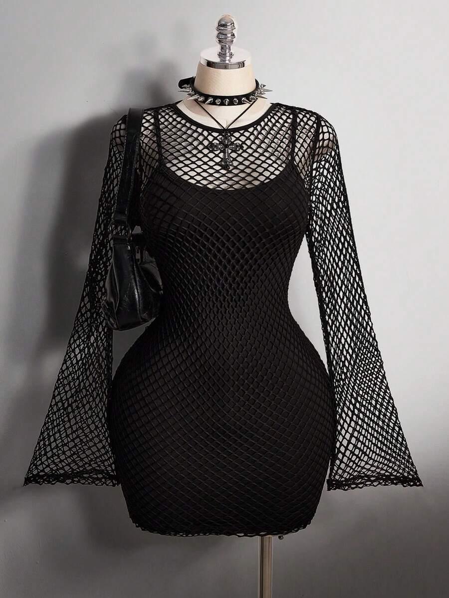 czarna mini sukienka 