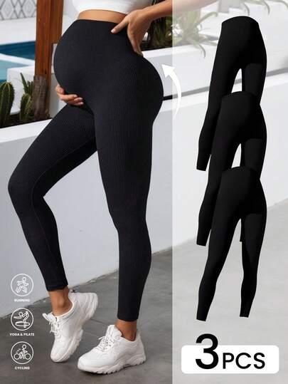 legginsy ciążowe 3-pack