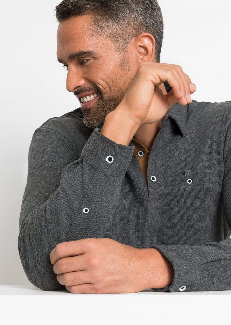 SZARA KOSZULKA POLO