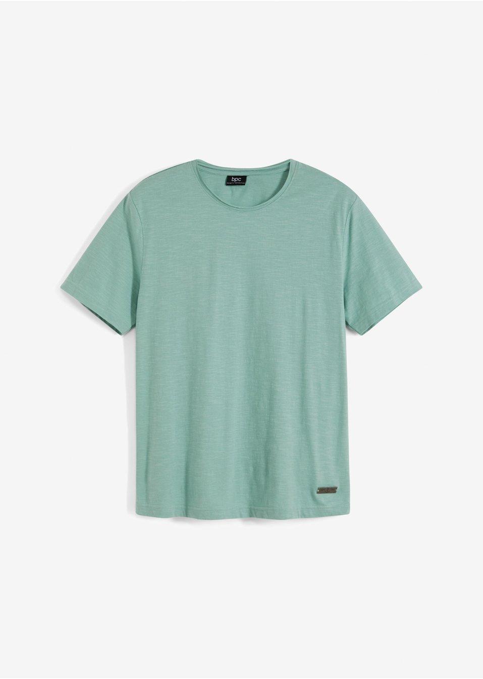  BAWEŁNIANY T-SHIRT MĘSKI Z OKRĄGŁYM DEKOLTEM