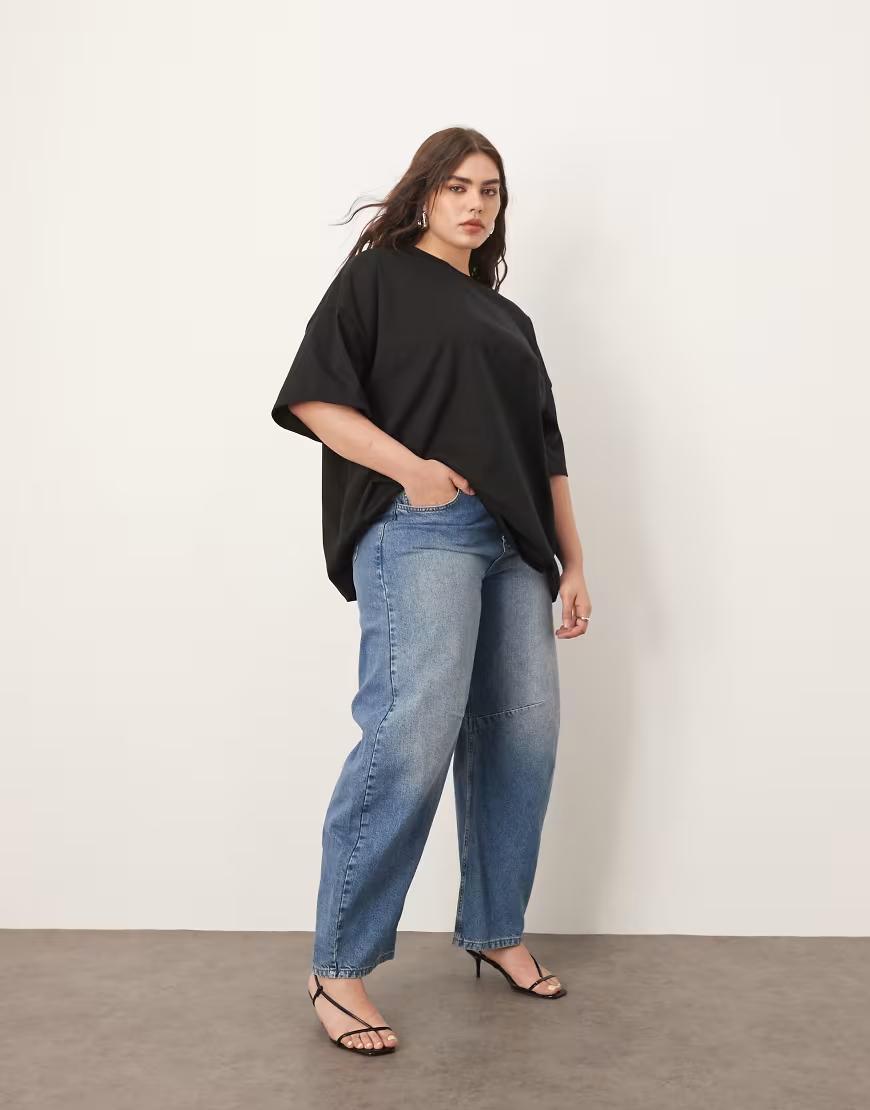 CZARNY T-SHIRT OVERSIZE