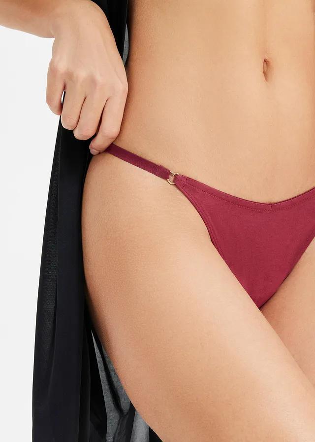MAJTKI DAMSKIE STRINGI BAWEŁNIANE 4SZT