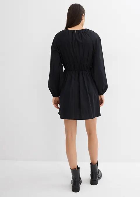 czarna mini sukienka