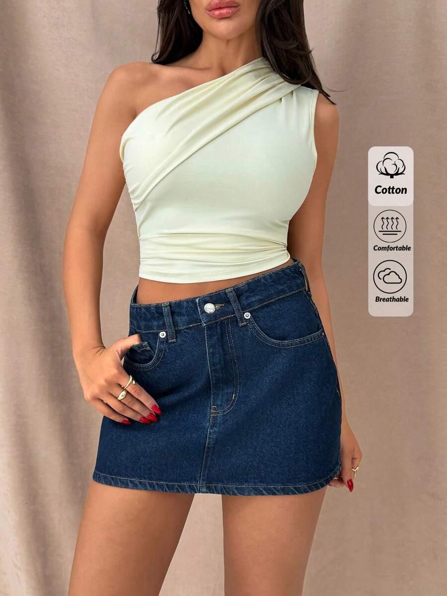 JEANSOWA SPÓDNICA MINI