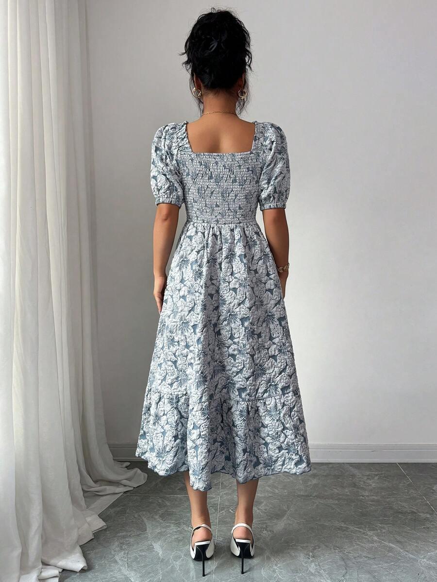 SUKIENKA ELEGANCKA W KWIATY