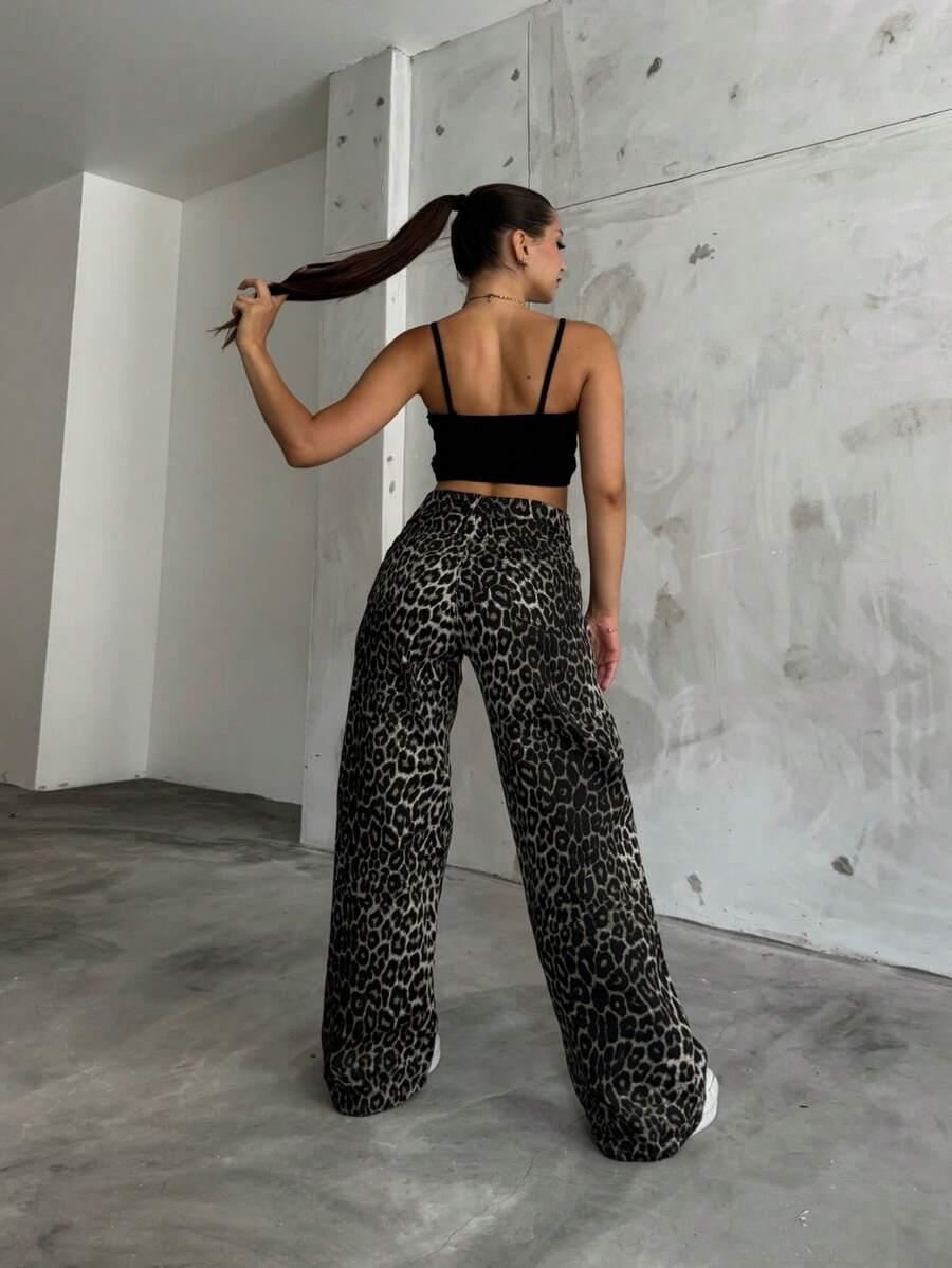 SPODNIE ANIMAL PRINT