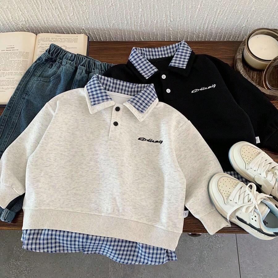 BLUZA 2w1 KOŁNIERZYK CASUAL