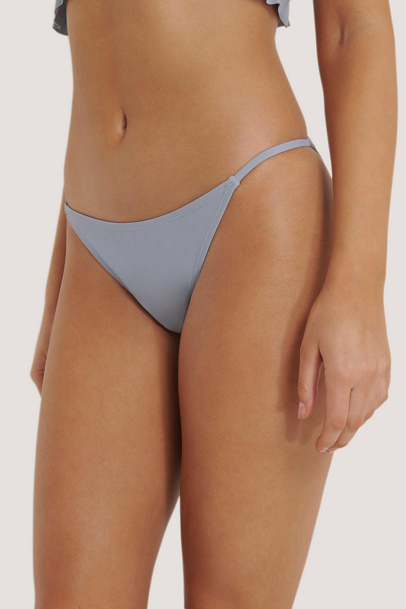 niebieski dół bikini basic