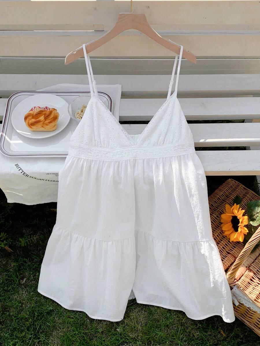 BIAŁA MINI SUKIENKA