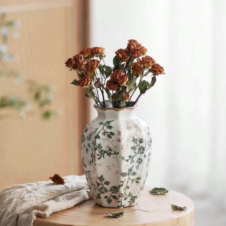 kolorowy CERAMICZNY WAZON