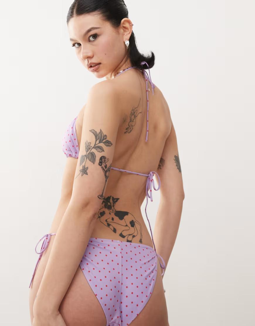 DÓŁ OD BIKINI WZÓR kontrast