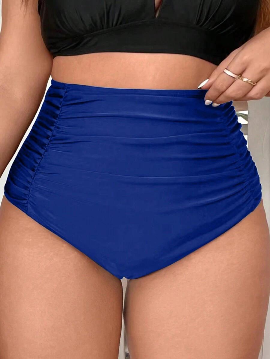 niebieski dół od bikini