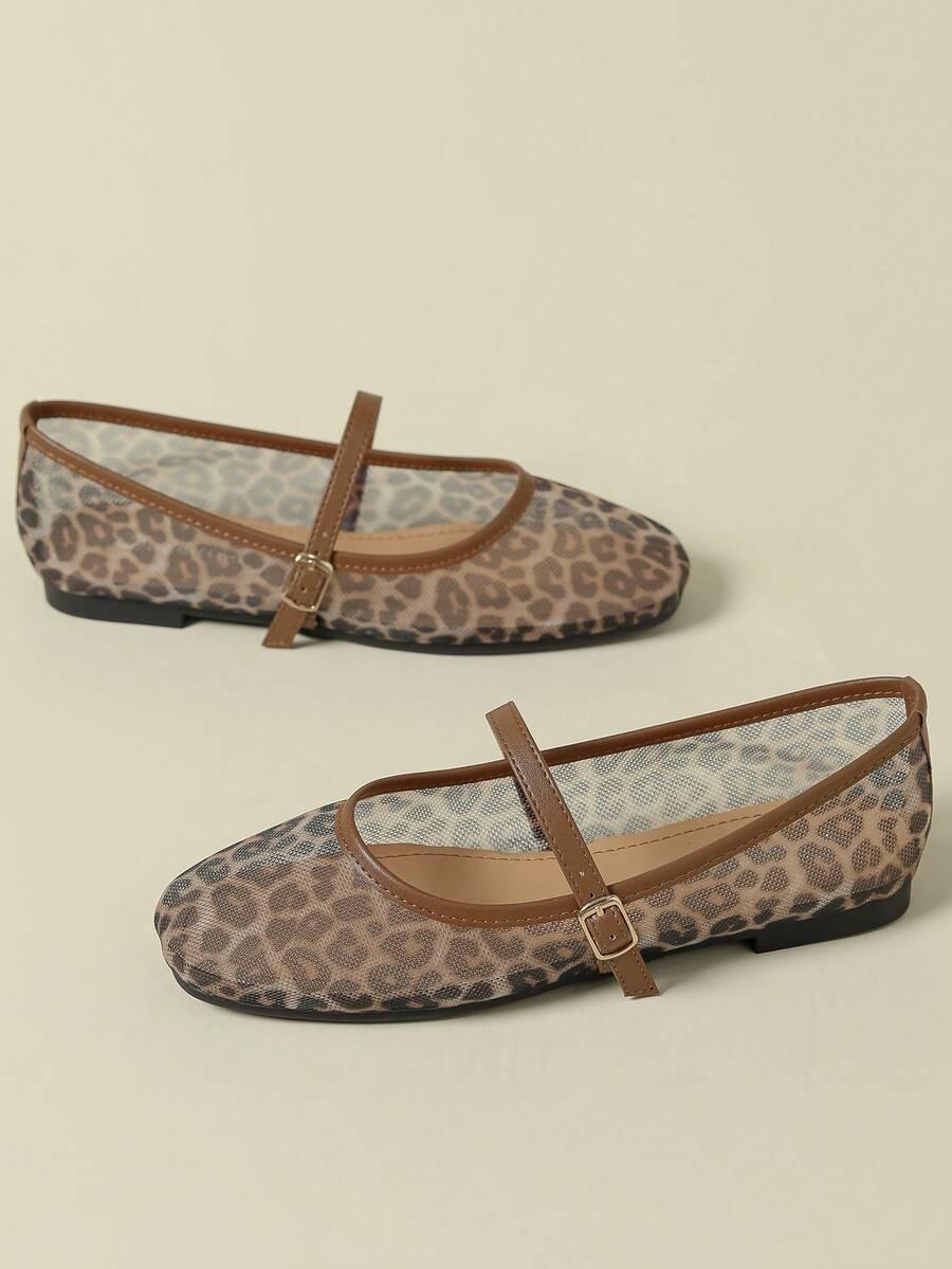 BALERINY LEOPARD PRINT
