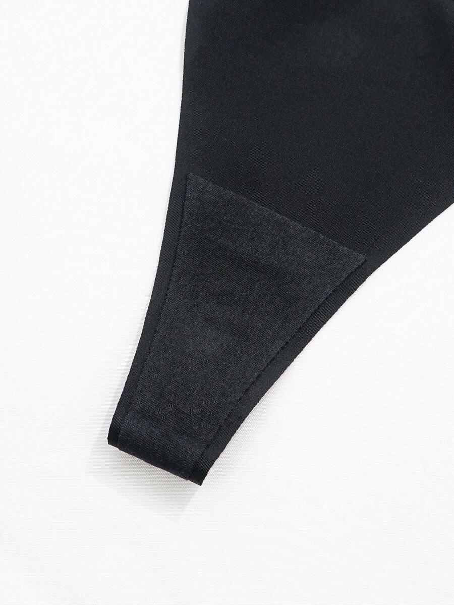 czarne stringi 5-pack