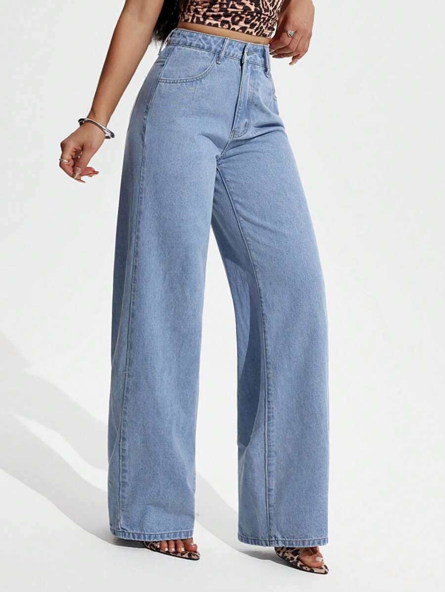 NIEBIESKIE SPODNIE JEANS