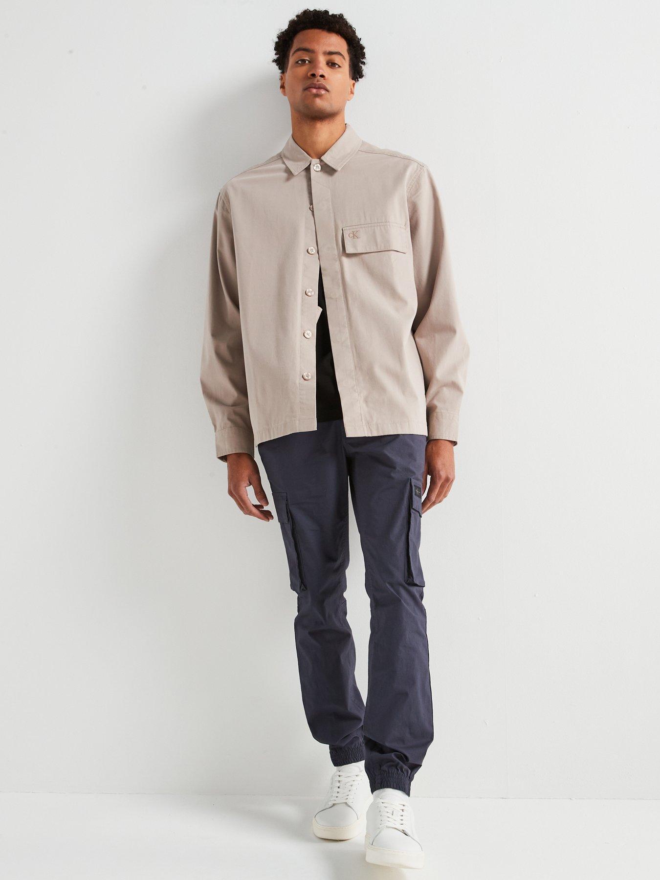 CALVIN KLEIN BAWEŁNIANA KOSZULA WIERZCHNIA J30J326724