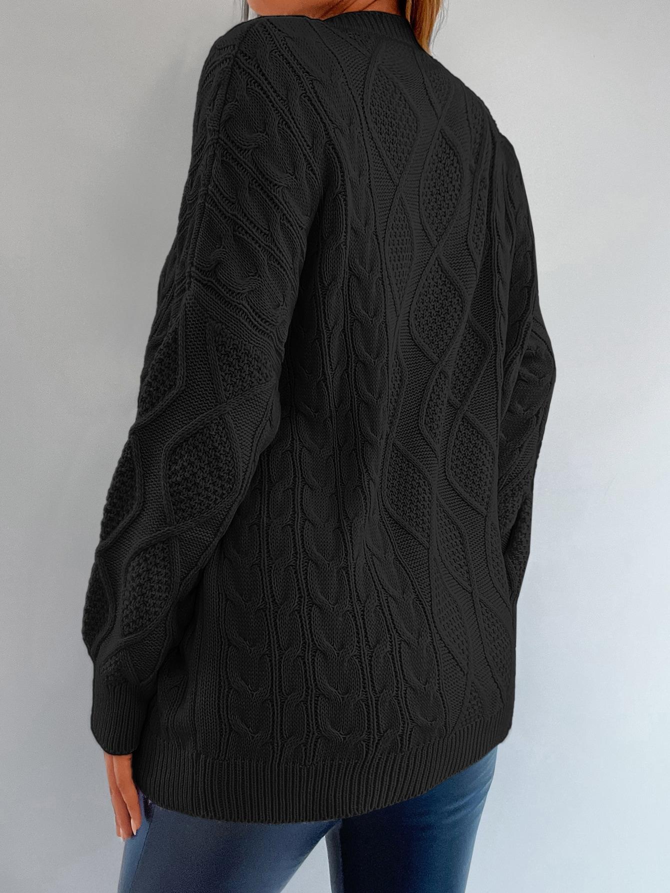 CZARNY SWETER OVERSIZE 