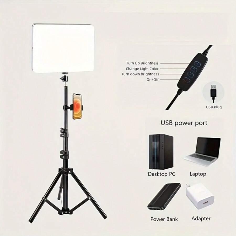 STATYW LAMPA LED
