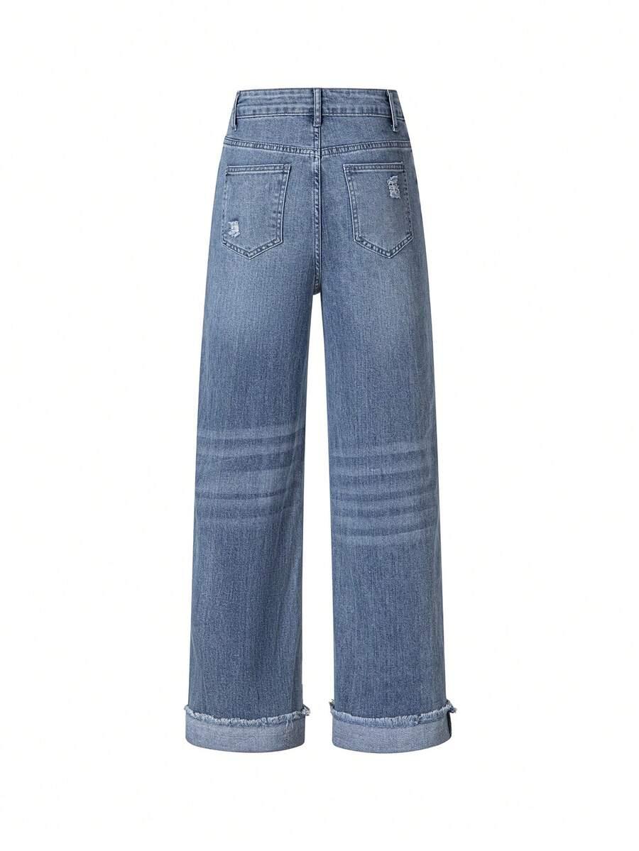 NIEBIESKIE SPODNIE JEANS