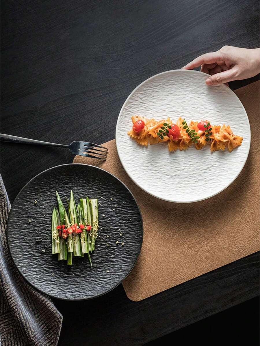 talerze tekstura 2-pack