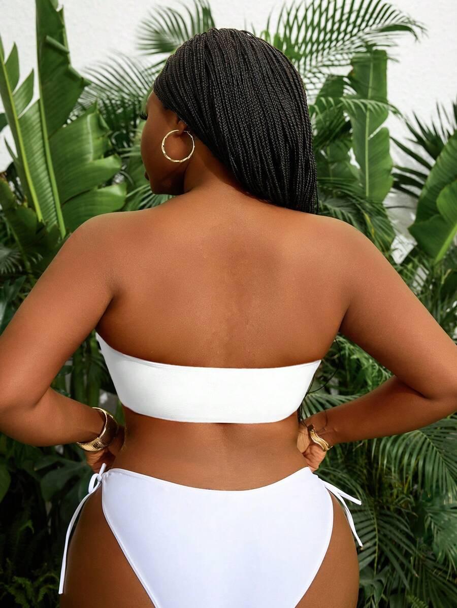 biała góra od bikini