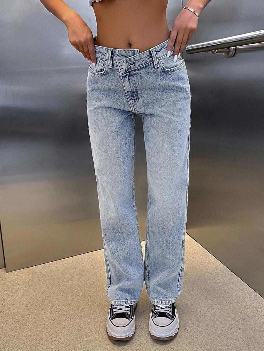 NIEBIESKIE SPODNIE JEANS