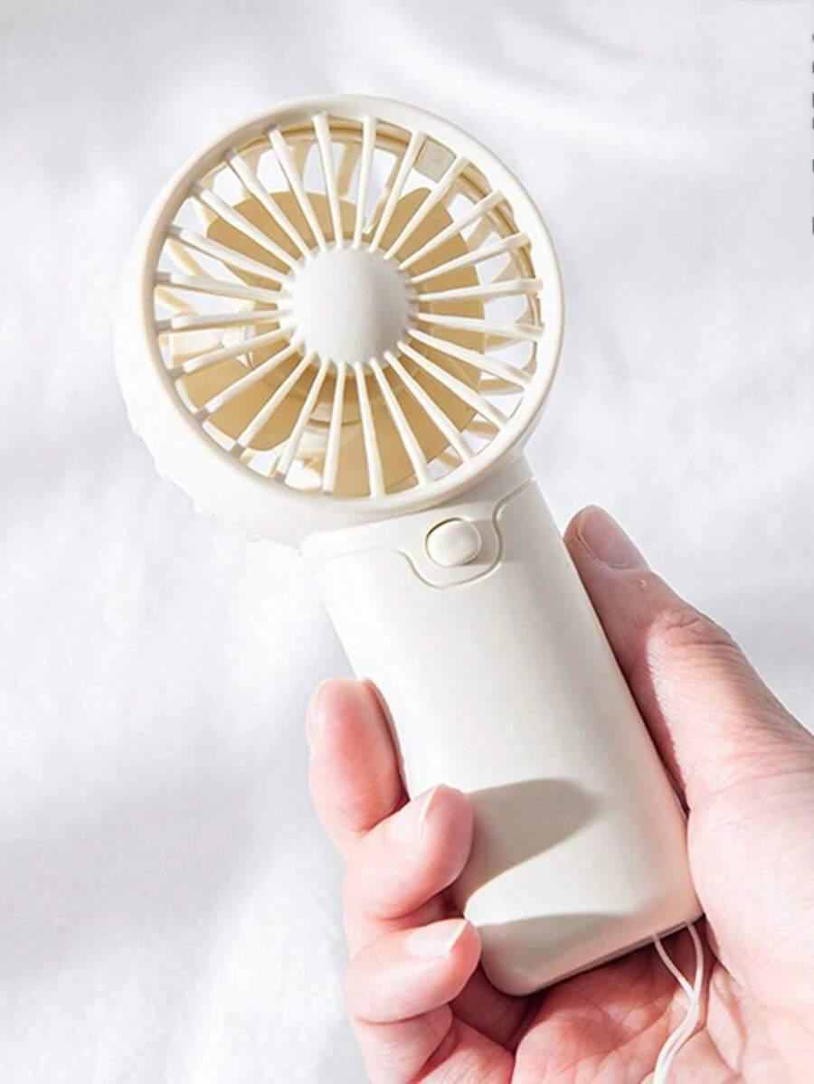 beżowy mini wentylator