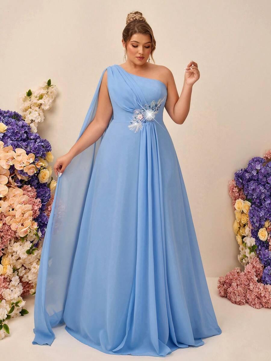NIEBIESKA MAXI SUKIENKA