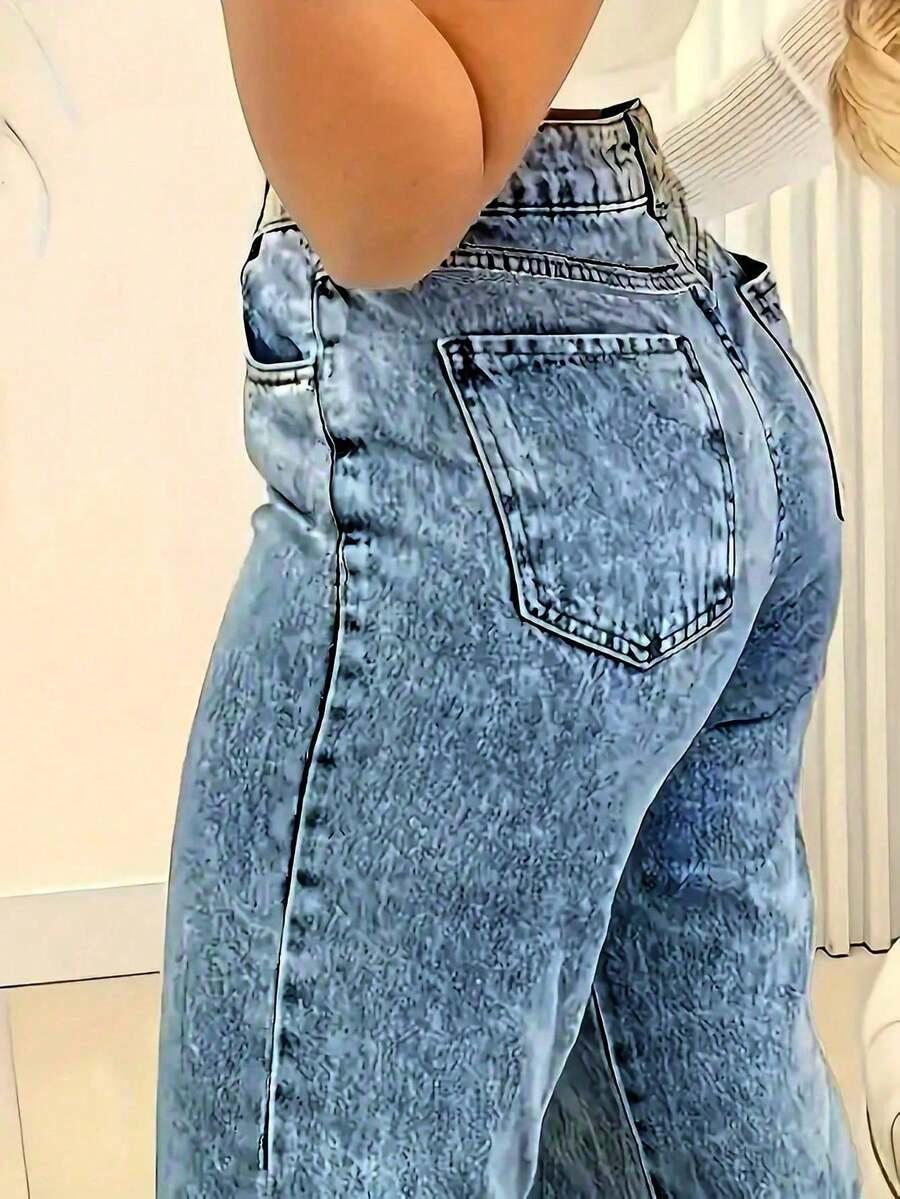 spodnie jeans prosta nogawka