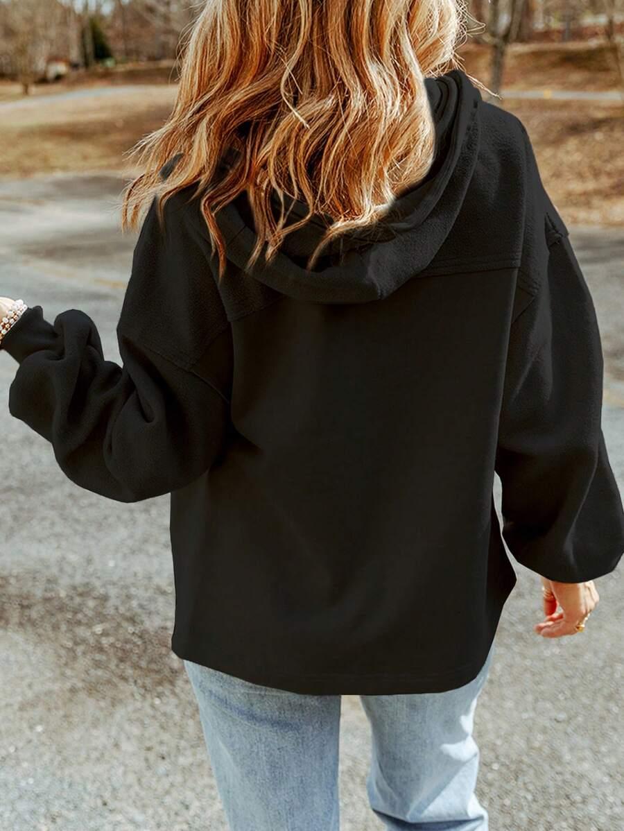 czarna bluza zamek