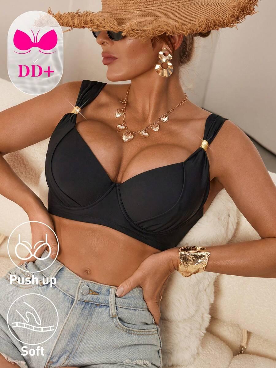 czarna góra od bikini
