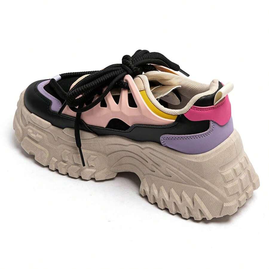WIELOKOLOROWE BUTY WIĄZANIE 