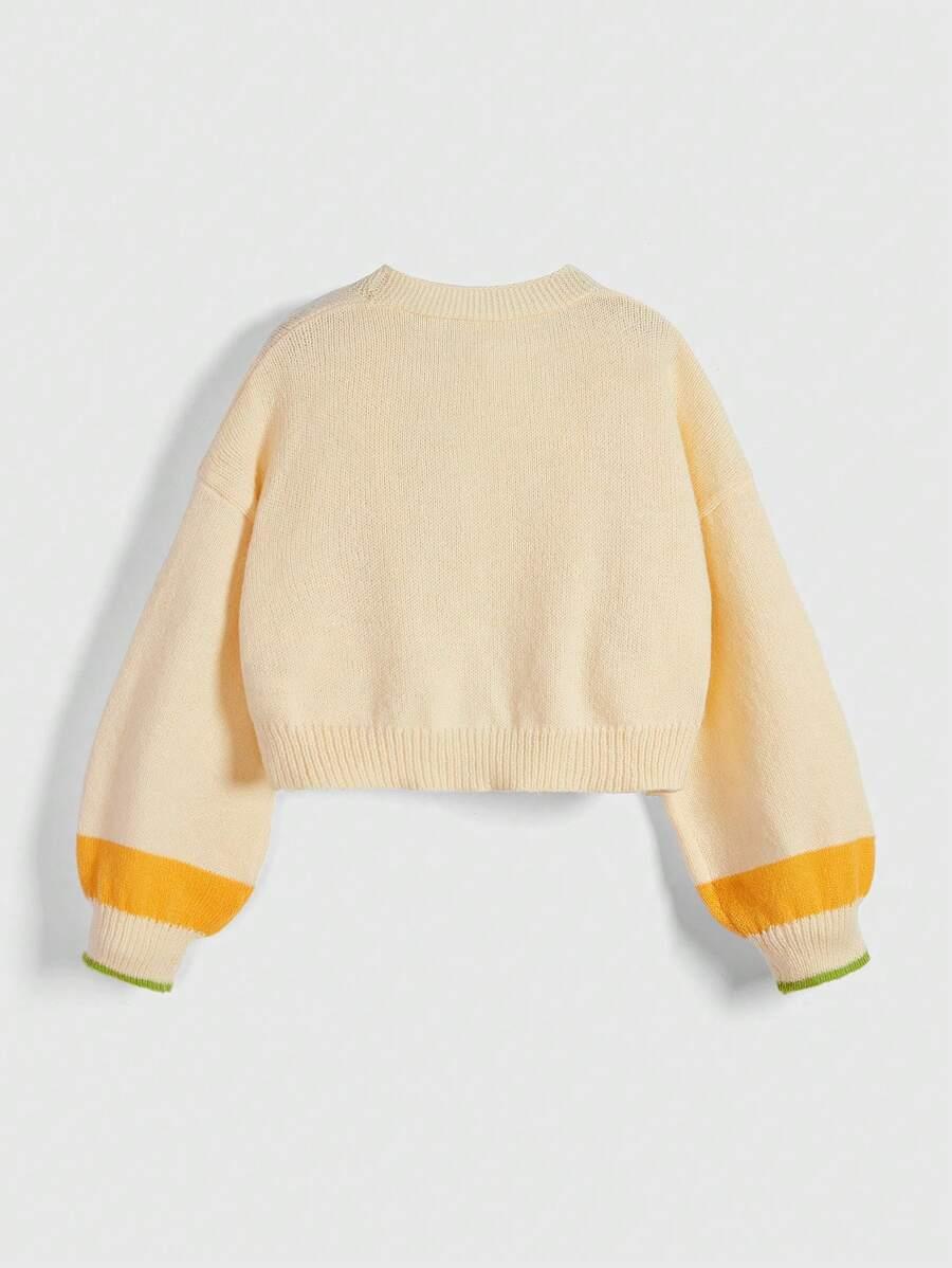 sweter narzutka zdobienia