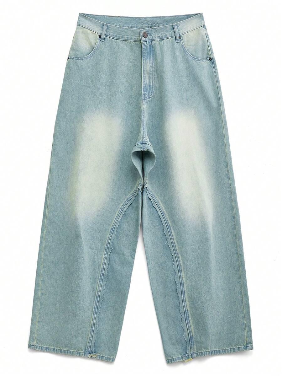 szerokie spodnie jeans
