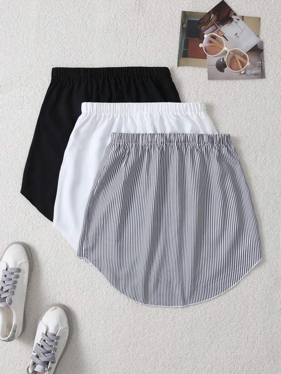mini spódnica guziki 3 pack