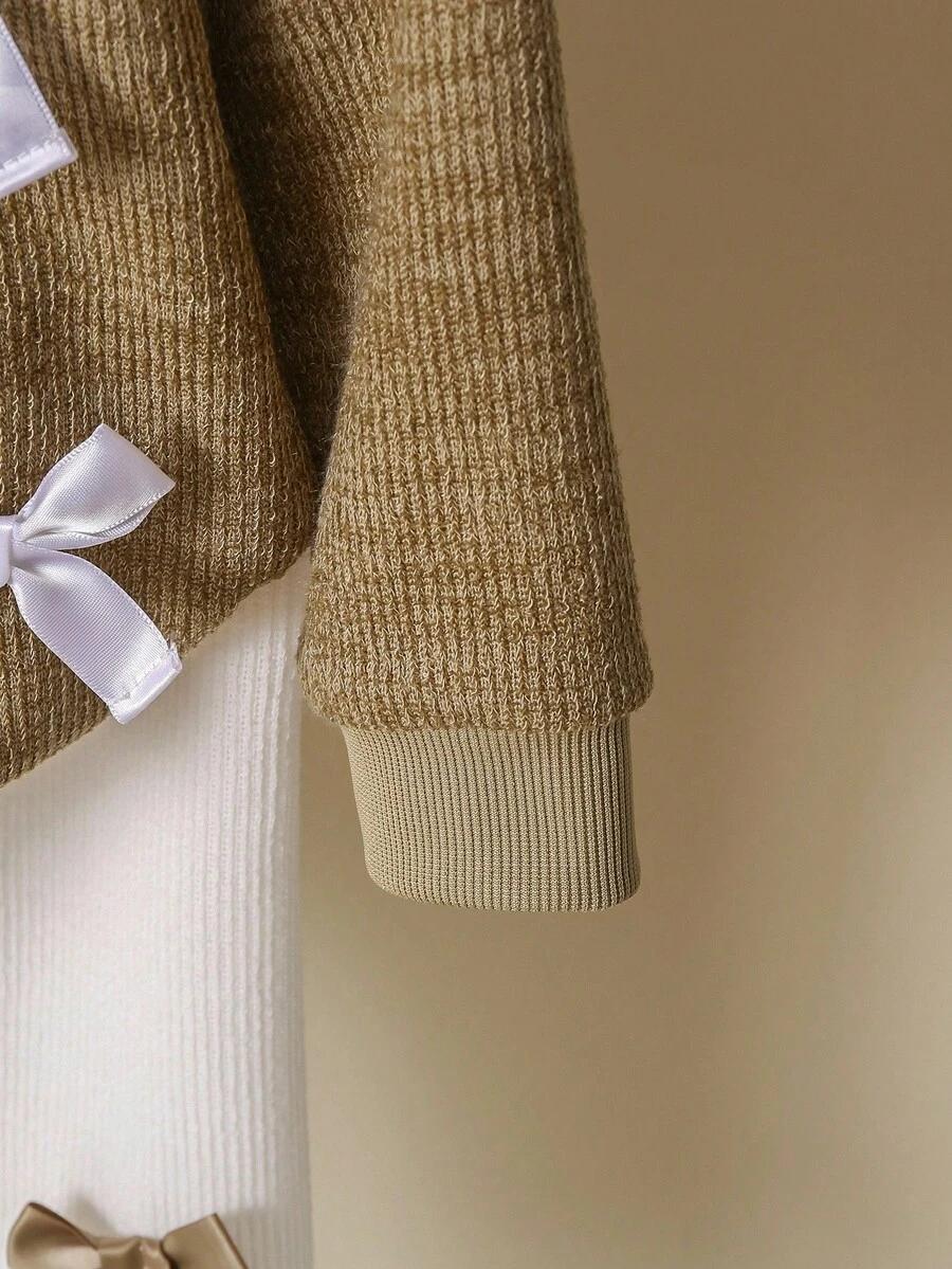 komplet sweter spodnie