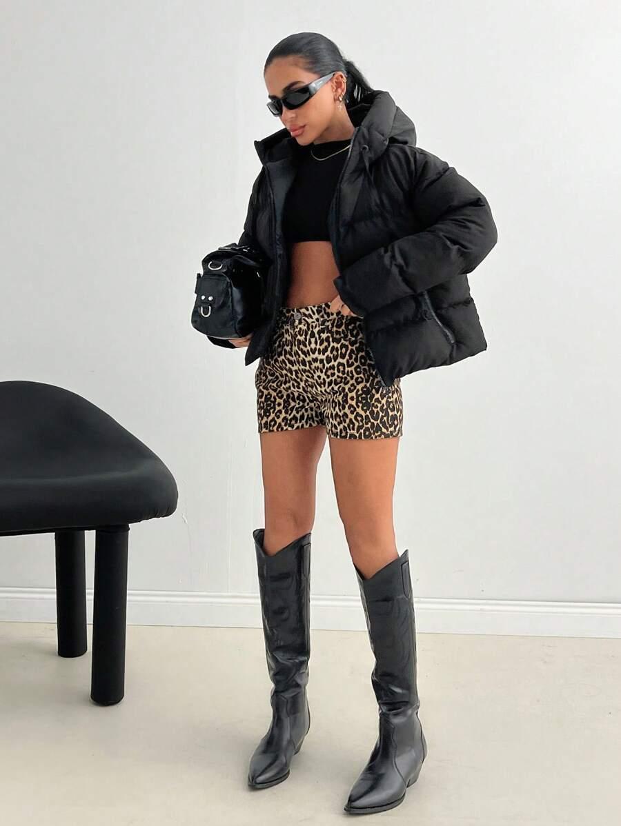 CZARNA KURTKA KAPTUR