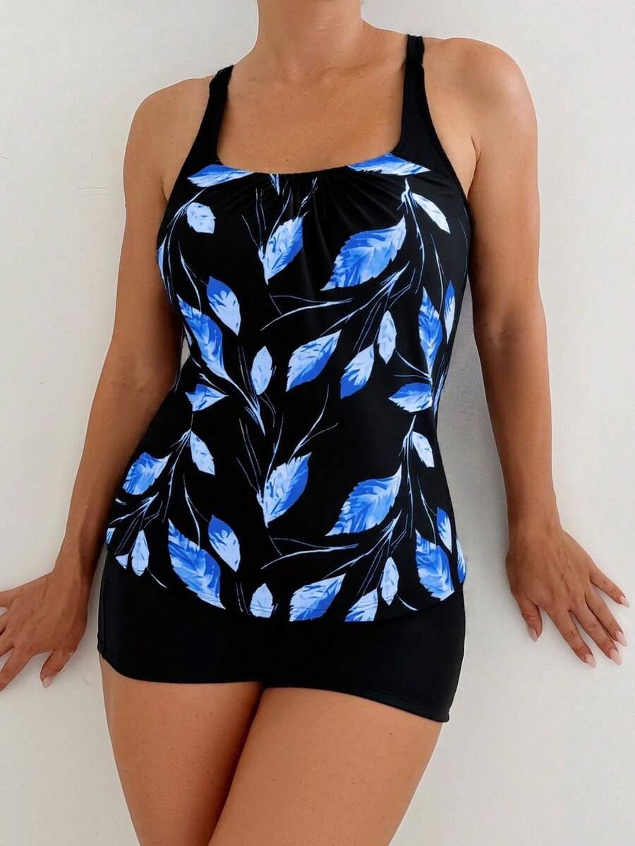 DWUCZĘŚCIOWY STRÓJ KĄPIELOWY spodenki tankini
