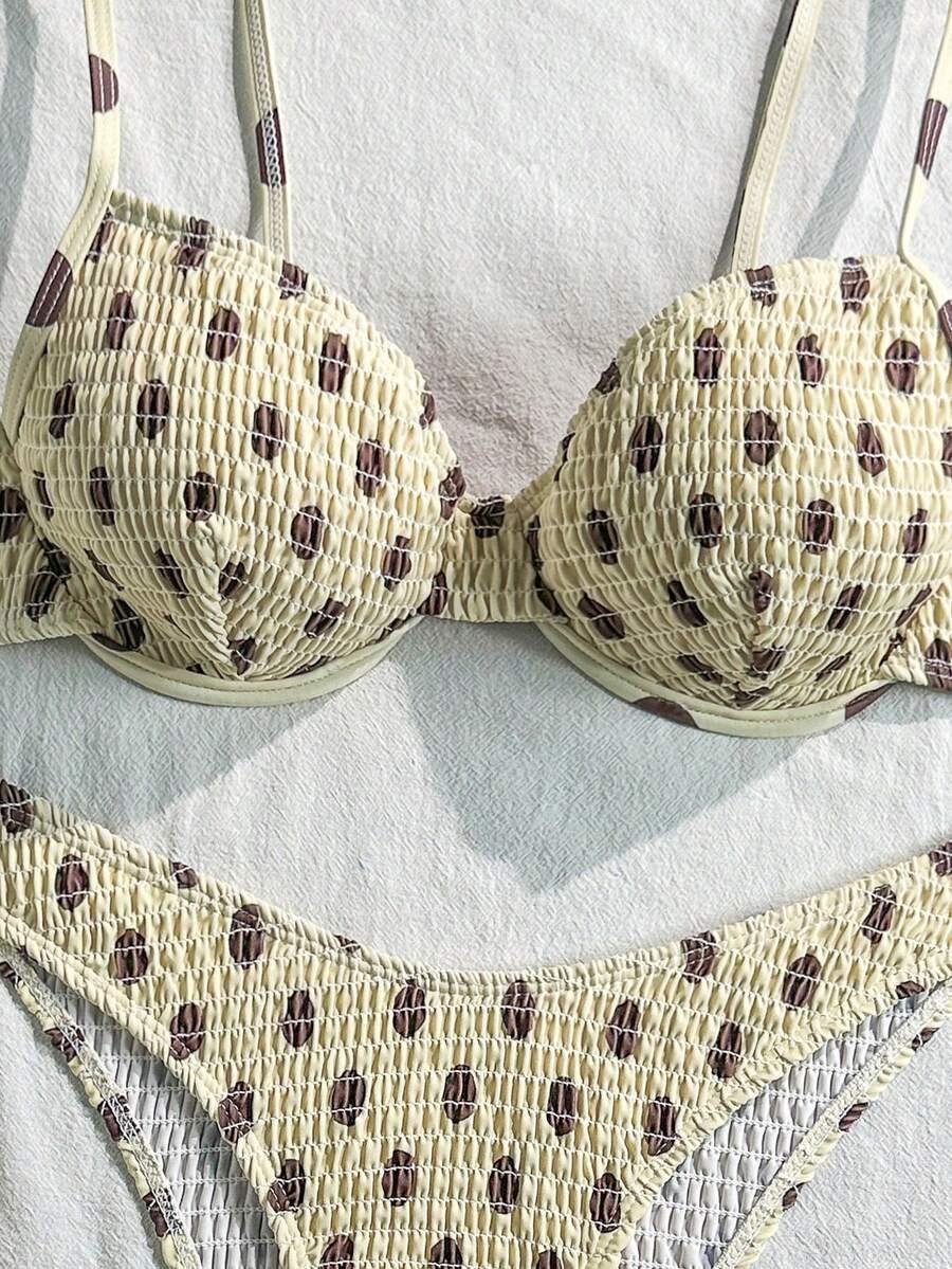 góra od bikini groszki