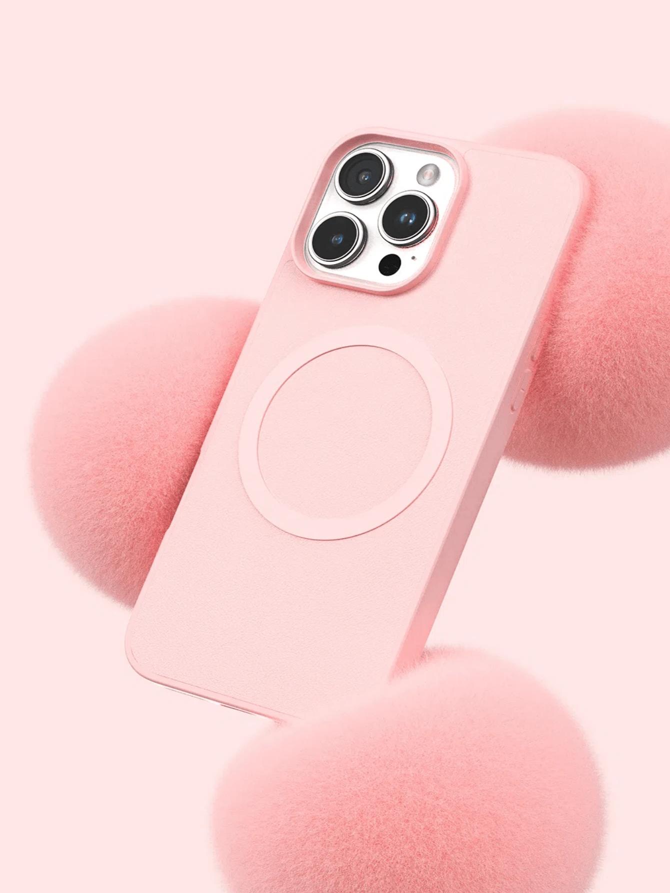 RÓŻOWE ETUI NA TELEFON iPhone 16 plus