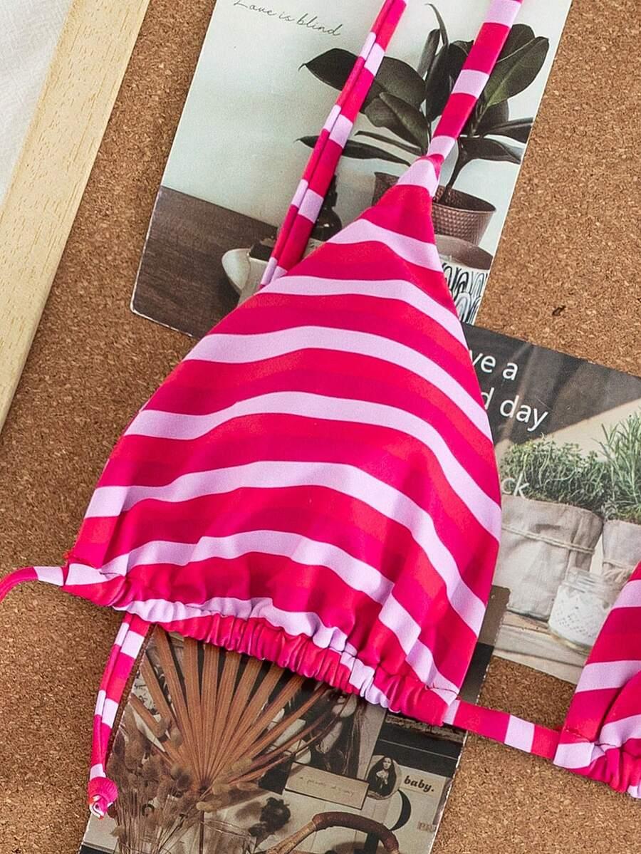 DWUCZĘŚCIOWE BIKINI DAMSKIE W PASKI