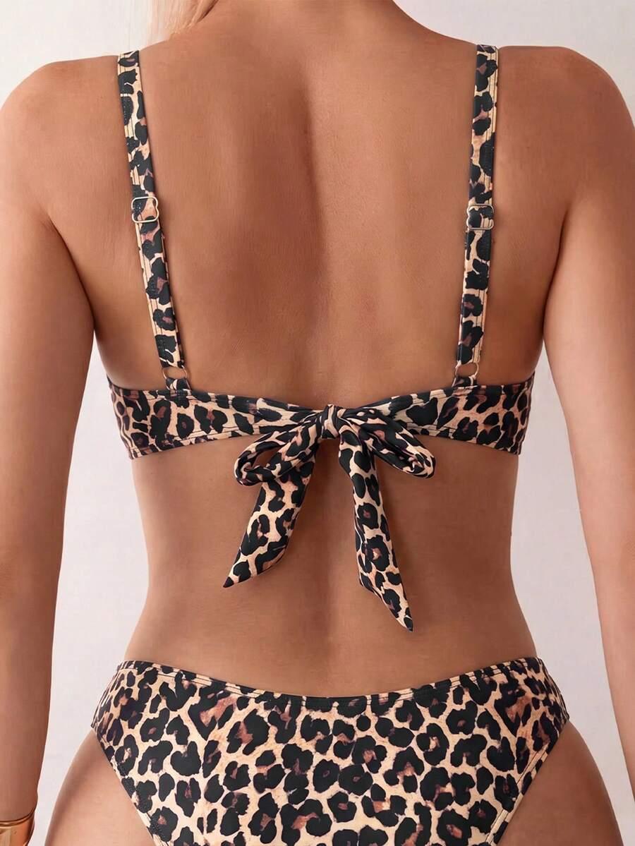 STRÓJ KĄPIELOWY DWUCZĘŚCIOWY ANIMAL PRINT