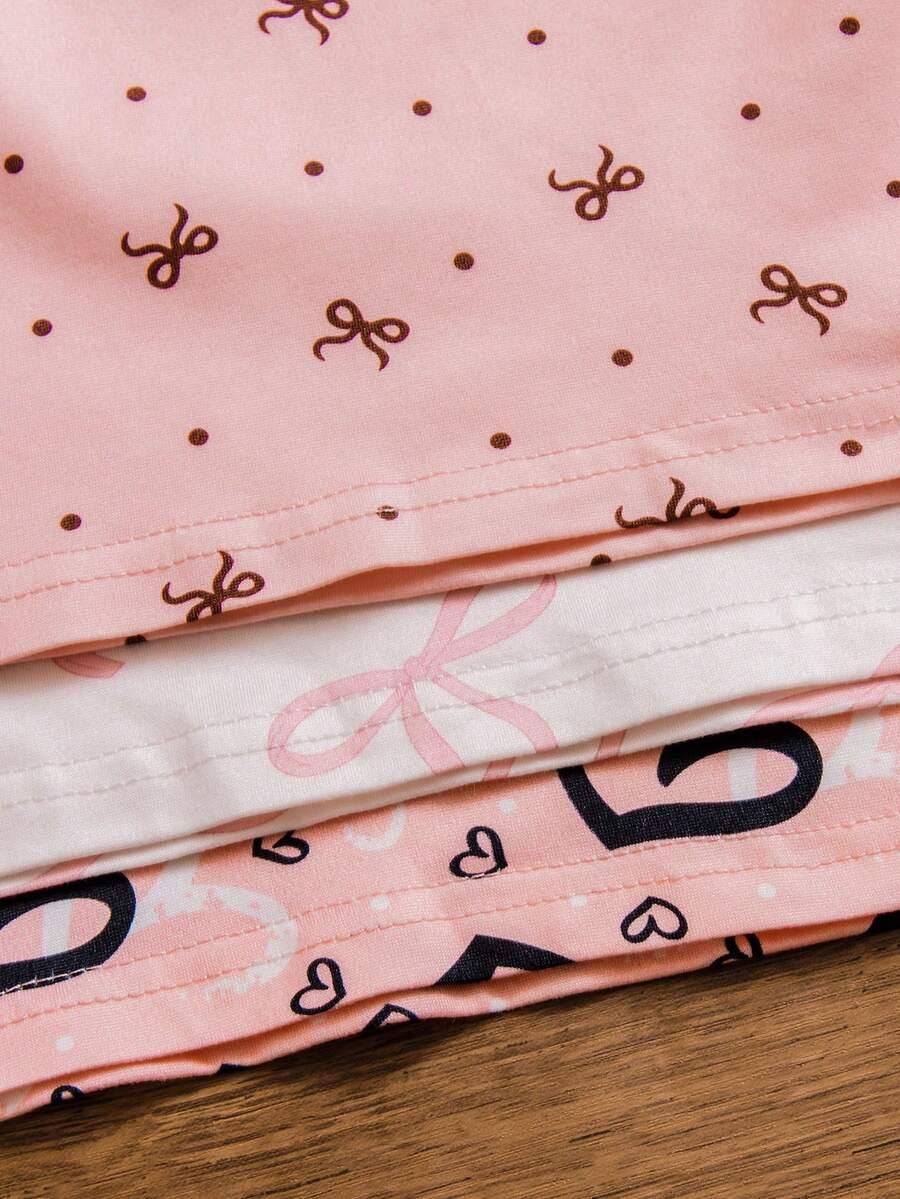 piżama komplet spodnie bluzka 3-pack