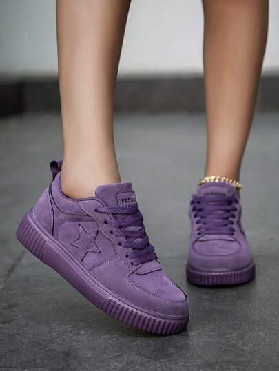FIOLETOWE BUTY SPORTOWE 