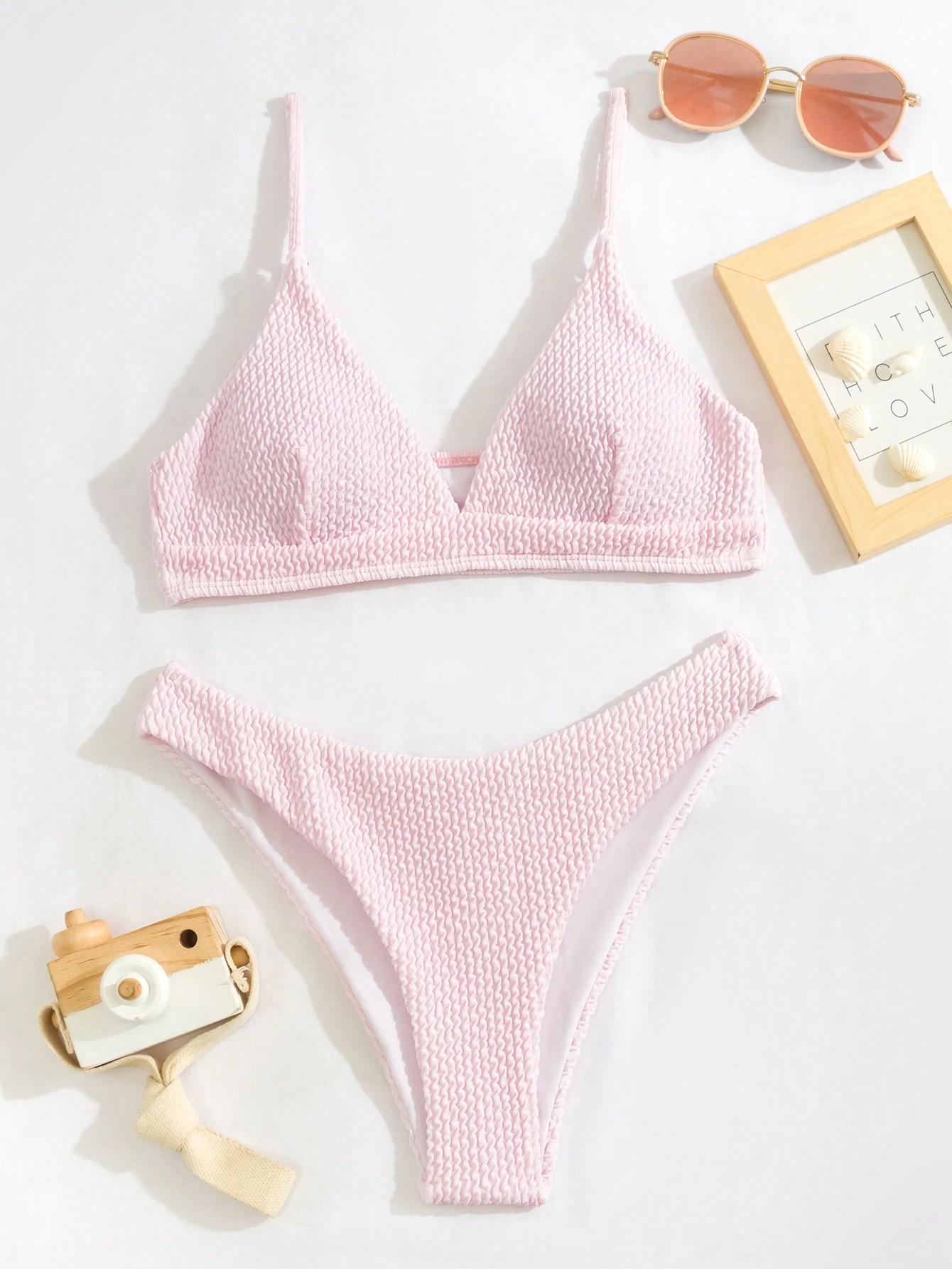 różowa góra od bikini