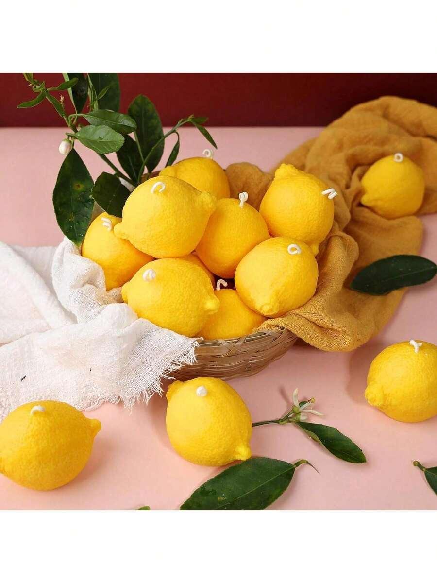 ŚWIECZKI W KSZTAŁCIE CYTRYNY 4-PACK