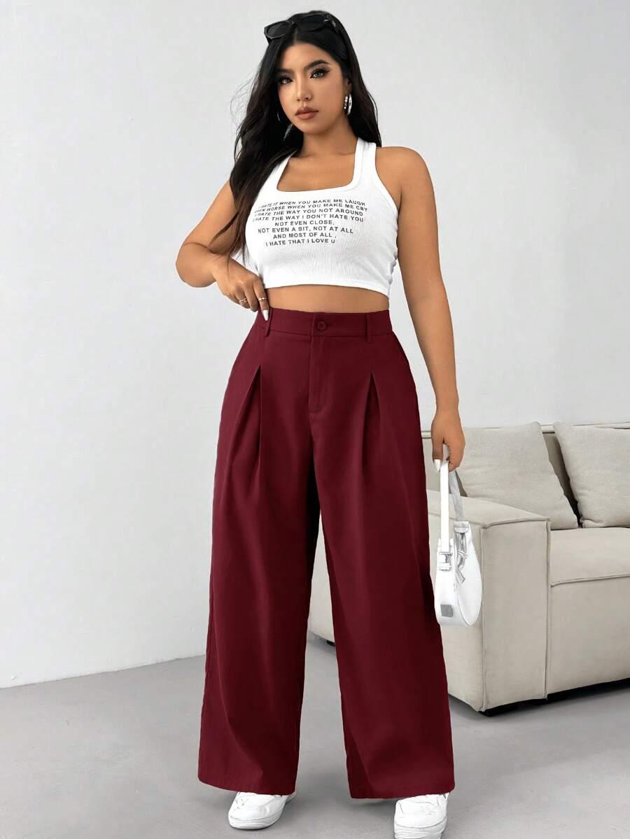BORDOWE SPODNIE CASUAL