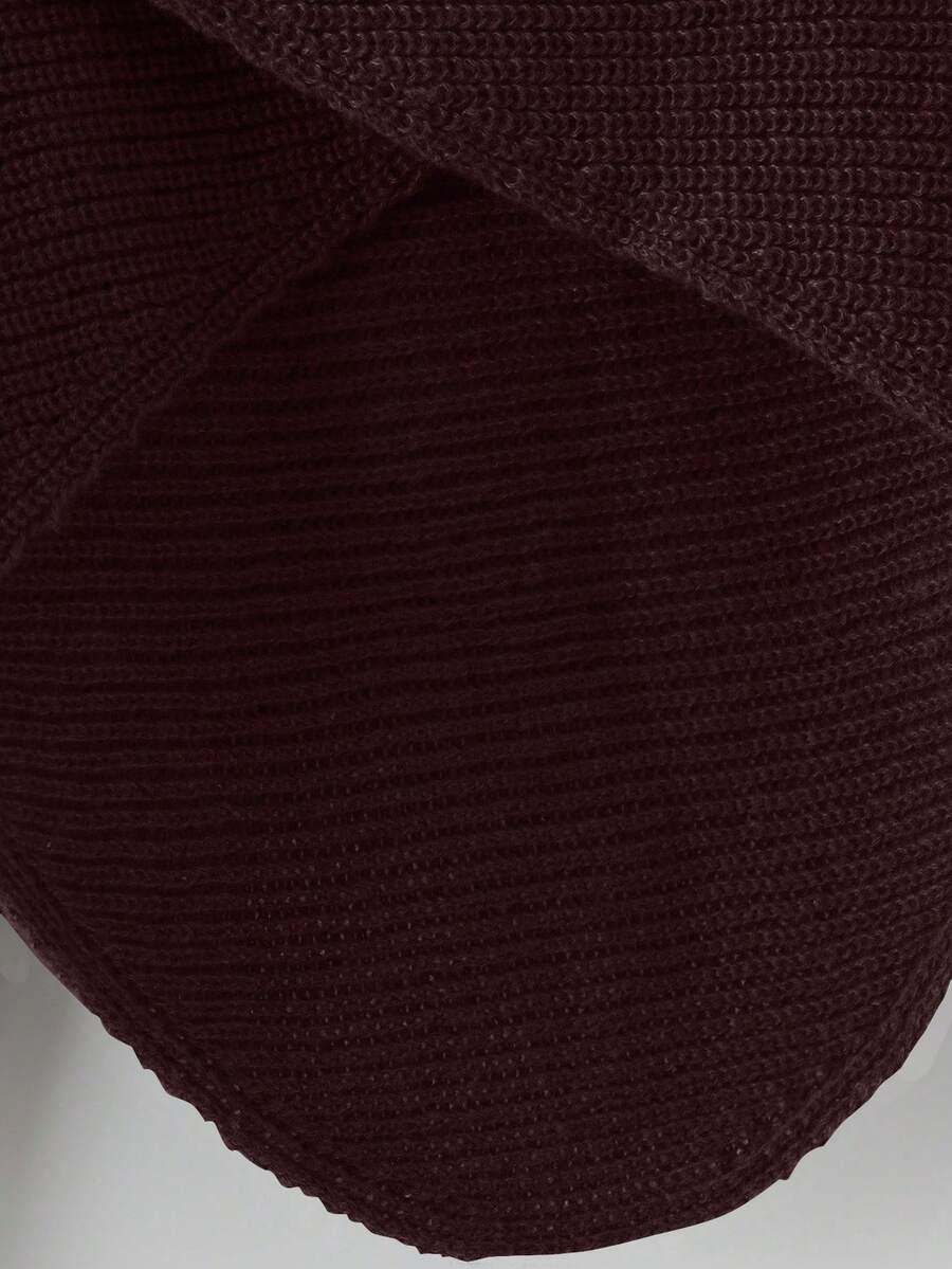 FIOLETOWY KOMPLET SWETER SPODNIE 